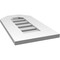 Ekena Millwork Octagonal Top Surface Mount PVC Gable Vent: Functional, w/ 3-1/2"W x 1"P Standard Frame, 12"W x 22"H GVPOT12X2201SF - alternate 4